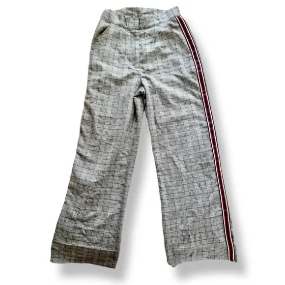 Alice In The Eve, Lucy Wide Leg Maxi Pants Black & White Check fits AU 8-10 - Picture 8 of 8